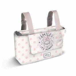 Bolso organizador carro bebé hamper mommy minnie mouse dear 39 x12 x24 cm