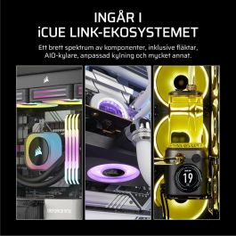 Corsair CO-9051036-WW Refrigeración PC Kit Doble Ventilador iCUE LINK RX140 RGB Max