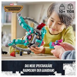 LEGO 76255 Nave de los Nuevos Guardianes Marvel Super Heroes Juego Construcción 1108 Piezas 10+ Años