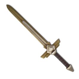 My Other Me Espada Medieval de Juguete con Protección de Madera 61 cm Multicolor - Edad Mínima 3 Años
