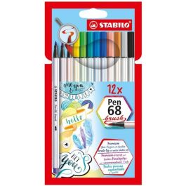 Stabilo Rotuladores Pen 68 Brush C-Surtidos Estuche 12 Ud Precio: 14.88999985. SKU: S8417611