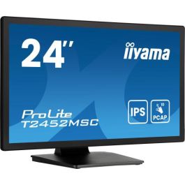 IIYAMA T2452MSC-B1AG Monitor Táctil 23.8" Full HD IPS LED, 1920x1080, 5ms, 60Hz, con HDMI, DisplayPort y USB