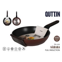 Quttin Sartén 24 cm Aluminio Forjado con Mango Soft-Touch Saha 3.0 mm (6 Unidades)