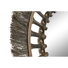 DKD Home Decor Espejo Tropical Natural 60 x 60 cm