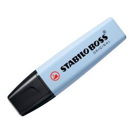 Rotulador Stabilo Boss Fluorescente 70 Pastel Azul Ventoso 10 unidades