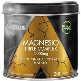 Aldous Bio Magnesio Complex Triple 3000Mg 200 Cápsulas Precio: 27.5. SKU: B13E9WKR79
