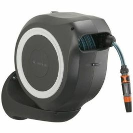 Gardena Enrollador de manguera automático de pared RollUp M 20m 11mm, rebobinado automático, anti-torsión, kit listo para usar, borde blanco Precio: 166.50000026. SKU: S7103998