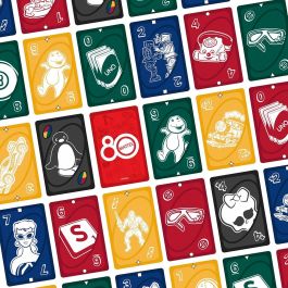 UNO JGK30 Juego del Uno Rubí 80 Aniversario Edición Especial Español, Francés, Alemán, Portugués, Inglés