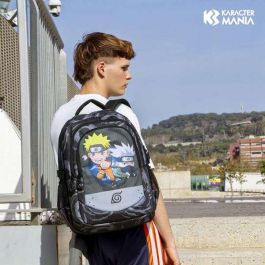 Karactermania Mochila Naruto Run. Plus FAN Kid 44x34x21 cm Ripstop Gran Capacidad 3 Compartimentos Puerto USB