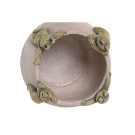DKD Home Decor Jarrón Shabby de Cemento Gris Verde con Ranas 16x16x12 cm Pack de 12 Unidades DKD Home Decor Jarrón Shabby de Cemento Gris Verde con Ranas 16x16x12 cm Pack de 12 Unidades