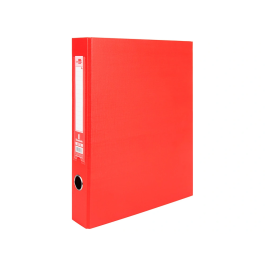 Liderpapel Módulo 3 Archivadores Folio 2 Anillas Mixtas 40mm Rojo