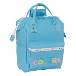 Mochila para Portátil Benetton Spring Azul cielo 27 x 40 x 19 cm Mochila para Portátil Benetton Spring Azul cielo 27 x 40 x 19 cm