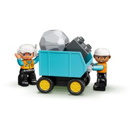 LEGO 10931 Camión y Excavadora con Orugas Set de Construcción Duplo para Niños y Niñas con 20 Piezas