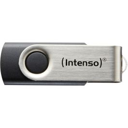 Intenso 3503470 Memoria USB 2.0 Basic Line 16GB Negro/Plata