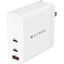 HYPER HJG140WW Cargador de Dispositivo Móvil Universal Blanco, Carga Rápida, 2 Puertos USB Tipo C, Interior, 2m Precio: 143.49999961. SKU: S55173667