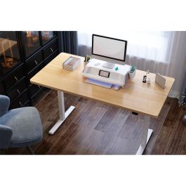 Digitus Bastidor de Mesa Eléctrico Altura Regulable, Motor Individual, 2 Niveles, Blanco, 70kg, 2 Patas