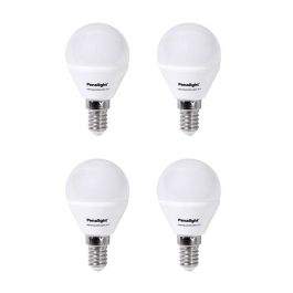 Lámpara Led Esférica Frost E14 De 4W 2700K Pack De 4 PANASONIC-PANALIGHT LDGHV5L27CFE142EPL-ECO-4x