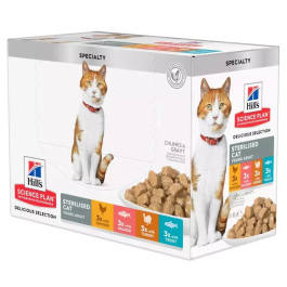 Hill's Feline Sterilised Pollo&Salm&Pavo&Trucha 12x85 gr Precio: 24.090000110000002. SKU: B1KN7D89G4