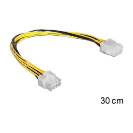 DeLOCK 83342 Cable de Alimentación 8 Pin EPS 0.3m Macho a Hembra Negro Amarillo Precio: 20.50000029. SKU: B1GL7YFQEM