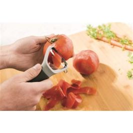 Berghoff 3950295 Set de 2 Peladores + Rallador Multiusos para Frutas y Verduras, Acero Inoxidable