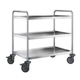 Carro de Servicio Inoxidable GALERIA, Dimensiones: 1000x650x950 mm, para Almacenaje y Transporte Precio: 1620.49999958. SKU: B15AZNN9L5