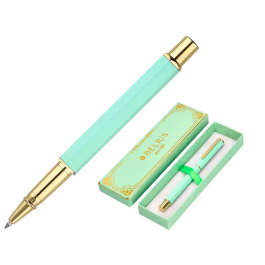 Belius Bolígrafo Macaron Bliss Verde Dorado Tinta Azul 0.8 mm Diseño Elegante Caja de Lujo Precio: 9.5900002. SKU: B1GXC6TGE6