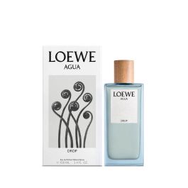 Loewe Agua Drop Eau de Parfum para Mujer 100 ml - Fresca Floral con Notas Afrutadas, Amaderadas y Ambarinas. Aroma inspirado en jara silvestre.