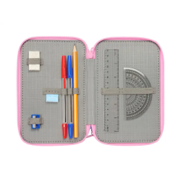 Safta Plumier Escolar Triple 37 Piezas Frozen 195x125x55 mm