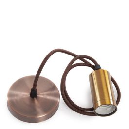 Pendel E27 Cable 1000 mm Tela con Rosetón Metálico - SC-MPL020 Precio: 6.50000021. SKU: B1JSBNHGW6