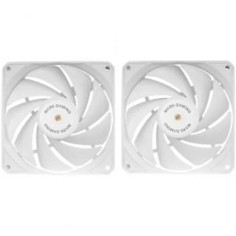 Mars Gaming MF-NCLX2 Pack 2 Ventiladores 12cm PWM FDB Hidráulicos 12dB 72 CFM Blanco Precio: 15.49999957. SKU: B1GP8LJPBQ