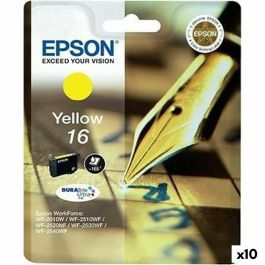 Cartucho de Tinta Original Epson DURABRITE ULTRA INK -Nº 16 Amarillo (10 Unidades) Precio: 128.58999967. SKU: B1GB8XFQPT