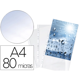 Durable Funda Multitaladro Cristal Din A4 Polipropileno 80 Micras Bolsa 100 Unidades Precio: 13.6900005. SKU: B1GGKVFDKE