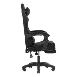 Mars Gaming Silla Gamer Ergonómica Reclinable MGCXFGRB con Reposapiés y Reposabrazos Ajustables, Negra