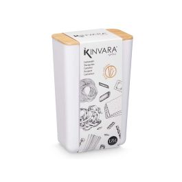 Tarro Rectangular Alto Blanco 1,75L Kinvara 13X20CM (8 Unidades) Tarro Rectangular Alto Blanco 1,75L Kinvara 13X20CM (8 Unidades)