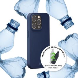dbramante1928 Funda Monaco para iPhone 14 Max Azul Pacífico, Silicona Reciclada con MagSafe y Protección de 3 Capas