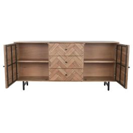 Aparador Home ESPRIT Metal Acacia 170 x 40 x 80 cm