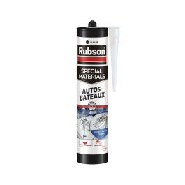 Rubson Sellador Reparador y Adhesivo Negro 280ml para Embarcaciones, Automóviles, Caravanas, Motocicletas y Multimateriales