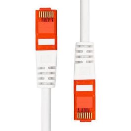 ProXtend Cable Ethernet CAT6 U/UTP CCA PVC Blanco 7m, 26 AWG, Alivio de Tensión y Protección de Pestillo
