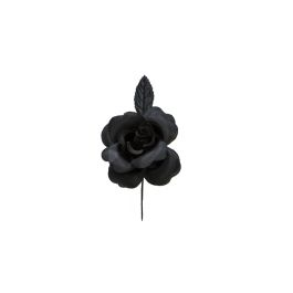 Mini Flor Rosa de Tul Negro Precio: 0.58999963. SKU: B1G6BGCQ28