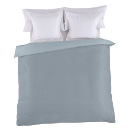 Funda Nórdica Alexandra House Living Gris 150 x 220 cm Reversible Bicolor