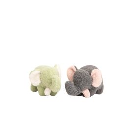 Peluche Crochetts Bebe Verde Elefante 27 x 13 x 11 cm 2 Piezas