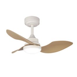 Ventilador de Techo con Luz Romimex Blanco Natural Precio: 111.94999981. SKU: B1647AJLJT