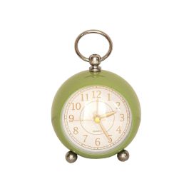 Reloj-Despertador Analógico Romimex Verde Cerámica 10 x 13 x 7 cm Precio: 25.4999998. SKU: B1ESFHM3ZT