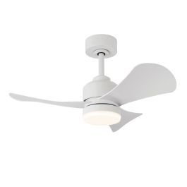 Ventilador de Techo con Luz Romimex Blanco