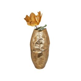 Florero Romimex Dorado Aluminio 19 x 46 x 19 cm Precio: 81.89000006. SKU: B1HAPCX9YV