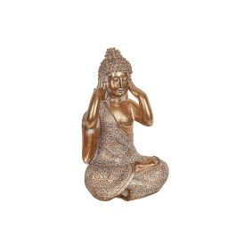 Figura Decorativa Romimex Dorado Buda 15 x 24 x 13 cm Precio: 31.3268996854. SKU: B1E9TGKHDL