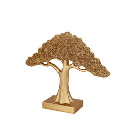 Escultura Romimex Dorado Árbol 34 x 28 x 10 cm Precio: 38.4658996007. SKU: B13FSPPR9Z