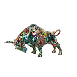 Figura Decorativa Romimex Multicolor Resina Toro 34 x 21 x 12 cm Precio: 51.49999943. SKU: B13SVPRWB7