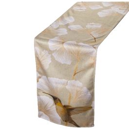 Camino de Mesa Alexandra House Living Ocre Textil 180 x 30 cm Terciopelo Ginkgo Precio: 31.50000018. SKU: B17FLKL8X8