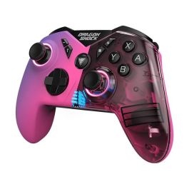 Dragonshock Nebula Pro Ultimate - Mando inalámbrico Bluetooth con botones programables, retroiluminación multi-LED, giroscopio y carga USB-C para Nintendo Switch